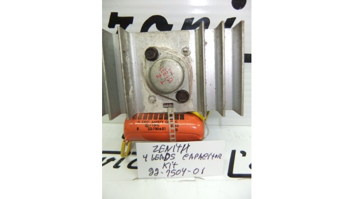 Zenith 22-7504-01 4 leads capacitor kit